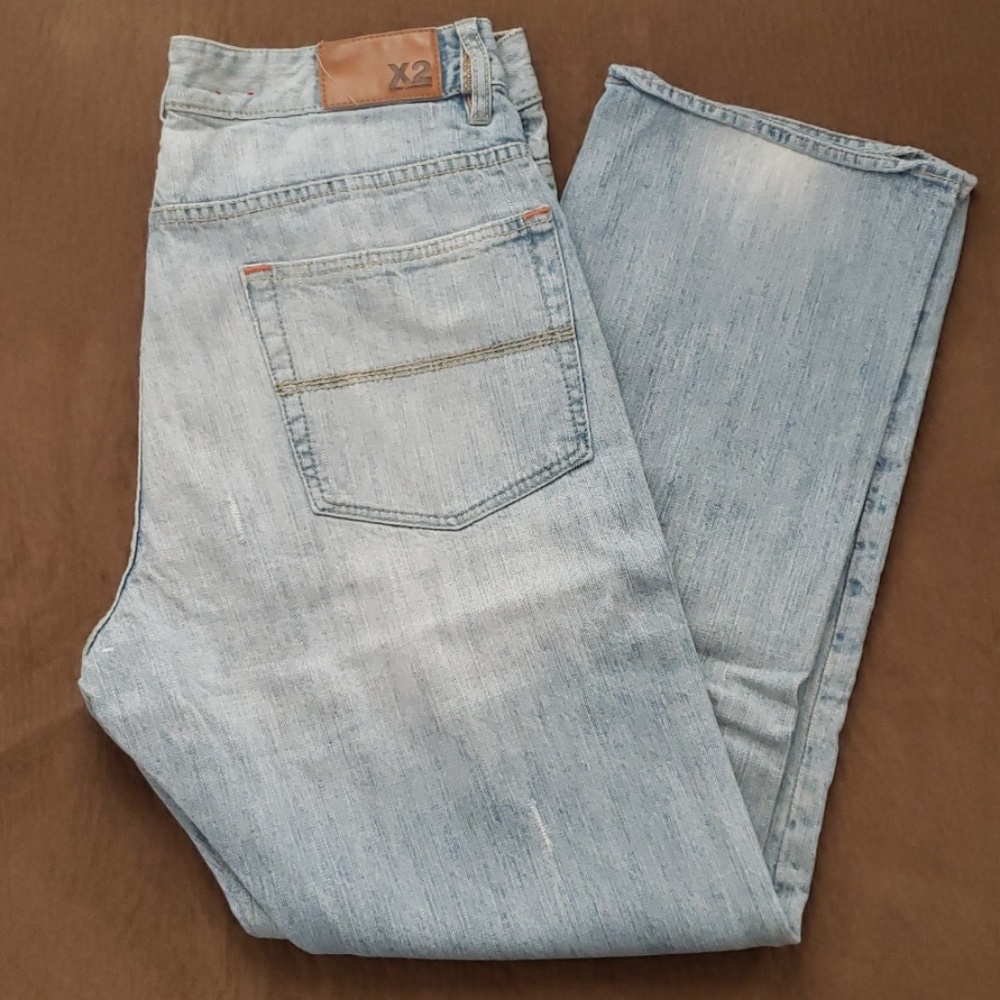 🃏🃏 Mens Express X2 Denim Boot Cut Jeans 34x32